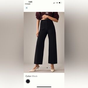 Anthropologie The Collette Pointe Cop Wide Leg Pants By Maeve LIKE NEW